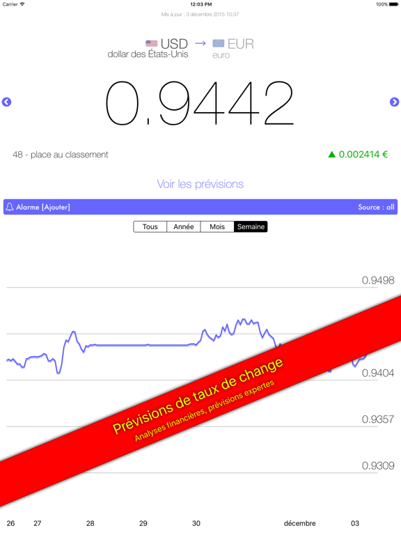 Screenshot #5 pour GetRate - Taux de change