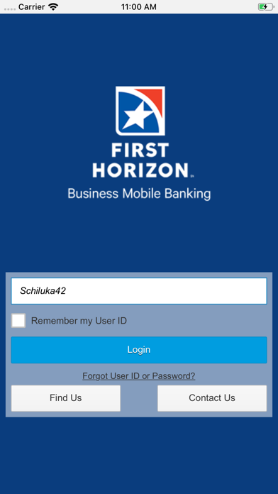 First Horizon Business Screenshot