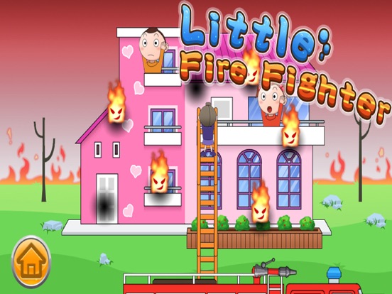 Little Firefighter rescue game iPad screenshot 6 - Education app