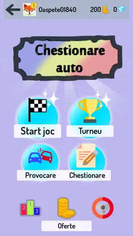 Game screenshot Chestionare Auto hack