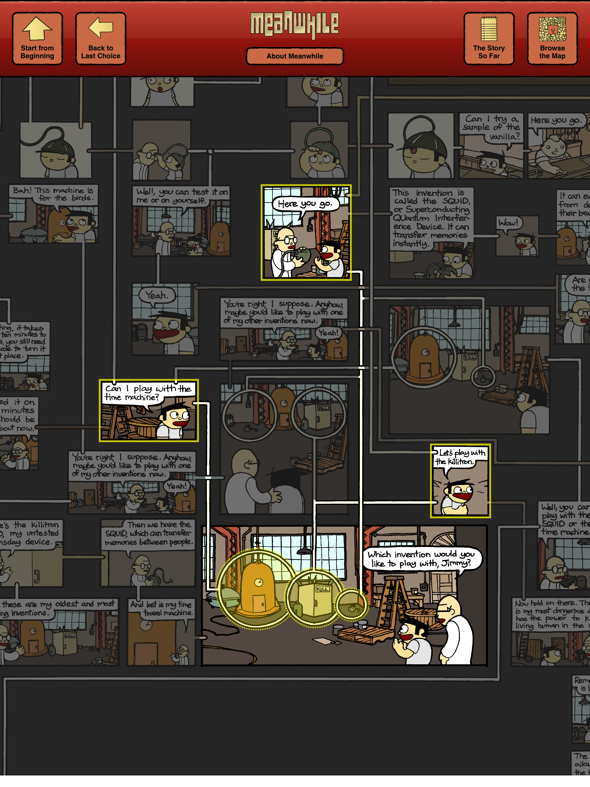 Meanwhile: Interactive Comic