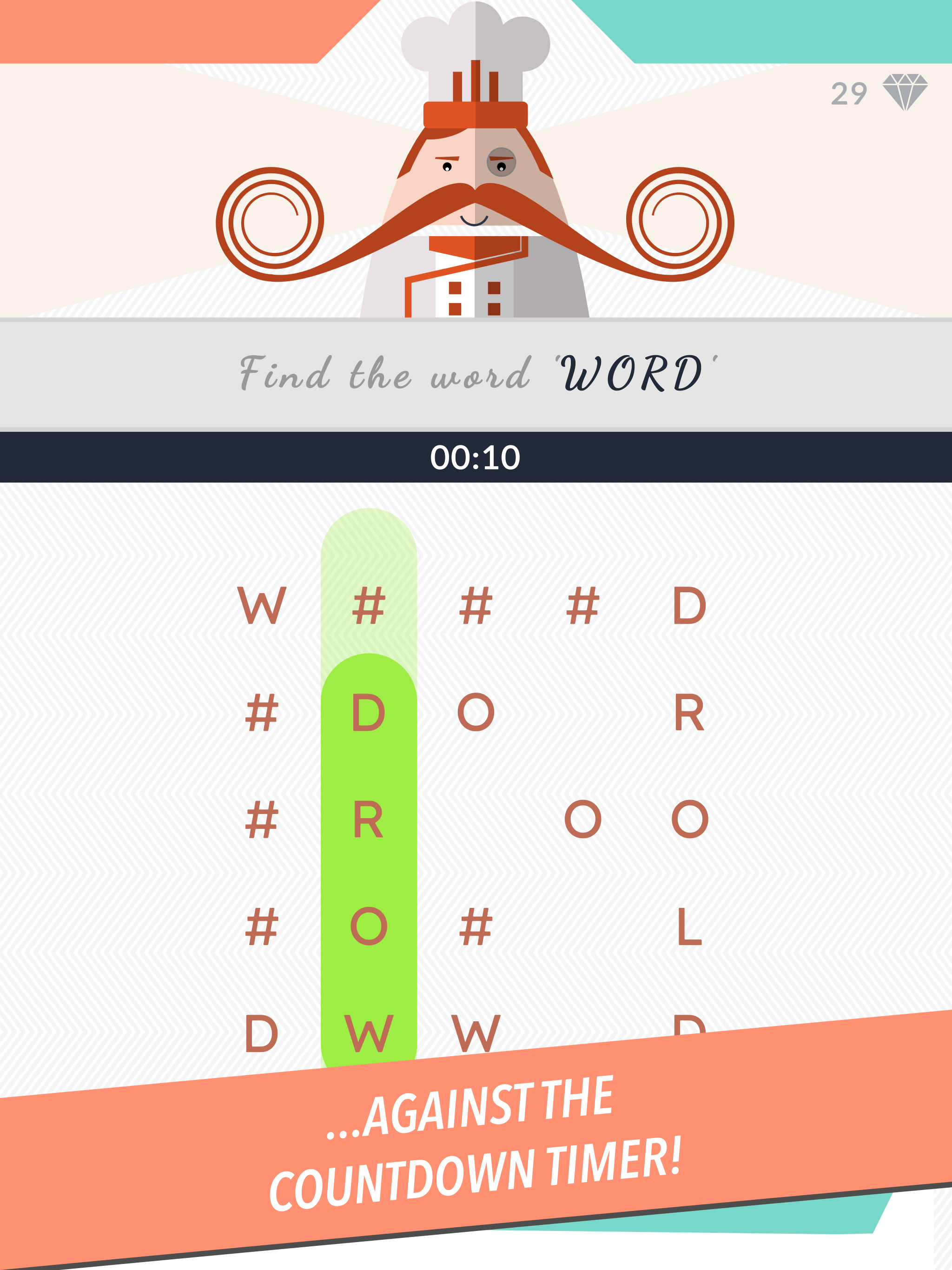 Mr. Mustachio : Word Search screenshot 20