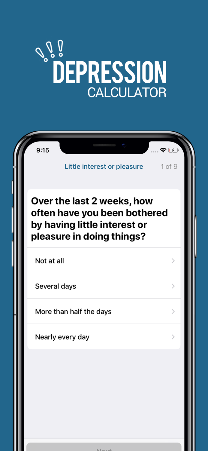Depression Calculator