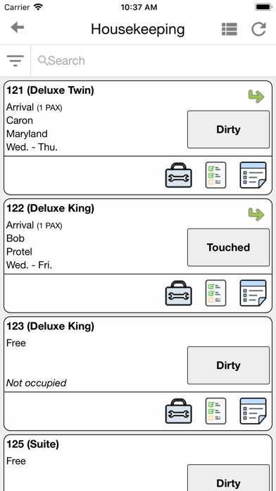 protel Air Housekeeping Screenshot