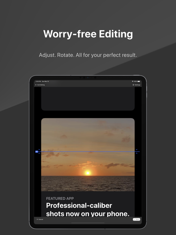 Pics21 iPad screenshot 4 - Productivity app