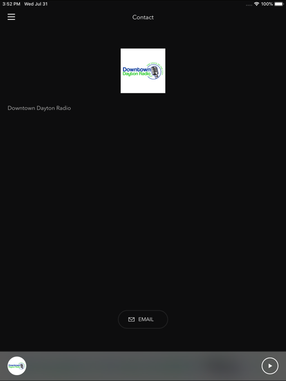 Downtown Dayton Radio iPad screenshot 3 - Music app