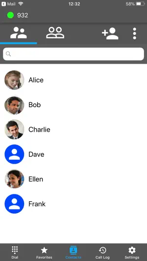 MobileSoftphone screenshot 2