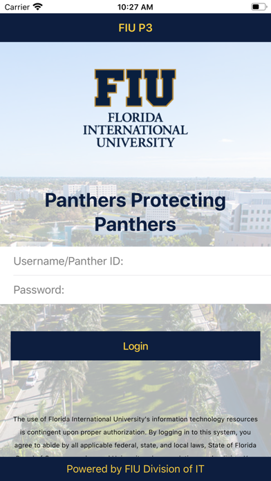 FIU P3 Screenshot