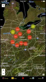 ohio mushroom forager map! iphone screenshot 4