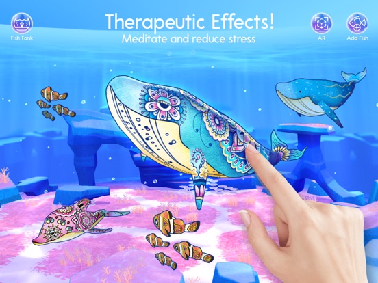 Mindful Ocean Coloring iPad screenshot 4 - Education app