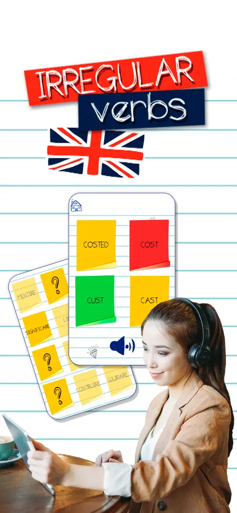 English Irregular Verbs easy - Education App | MWM