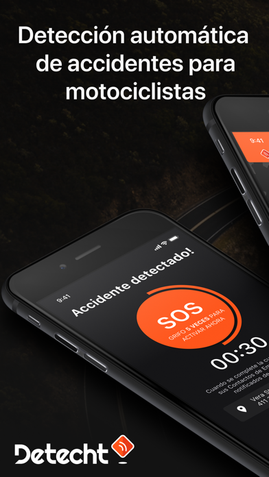 Detecht - Motorcycle App & GPS screenshot 1