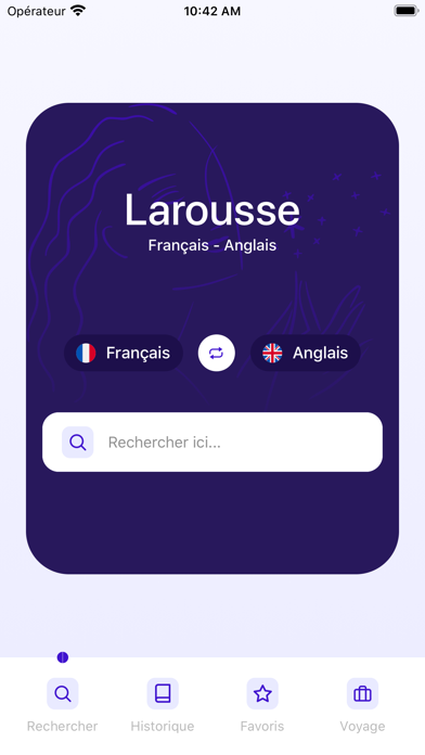 Screenshot #1 pour Dictionnaire Anglais~Français