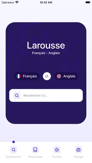 Dictionnaire Anglais~Français iPhone-skjermbilde 1