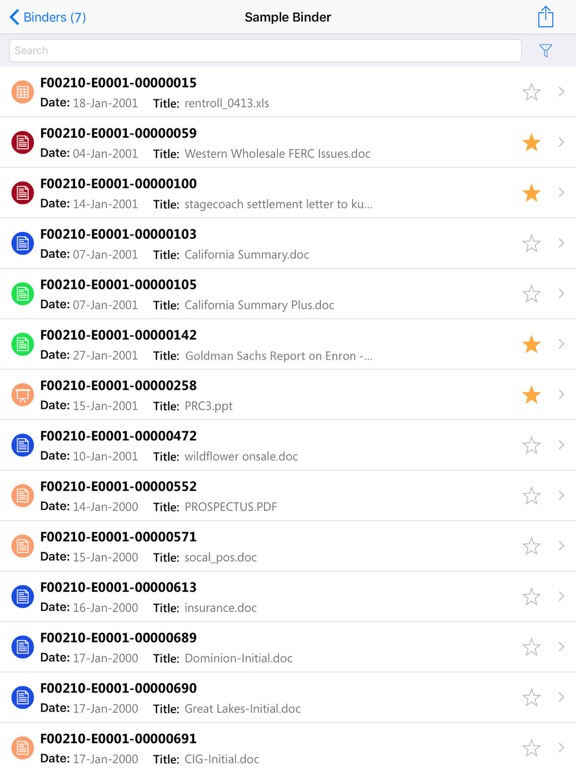 Screenshot #5 pour Nuix Discover Mobile Binders