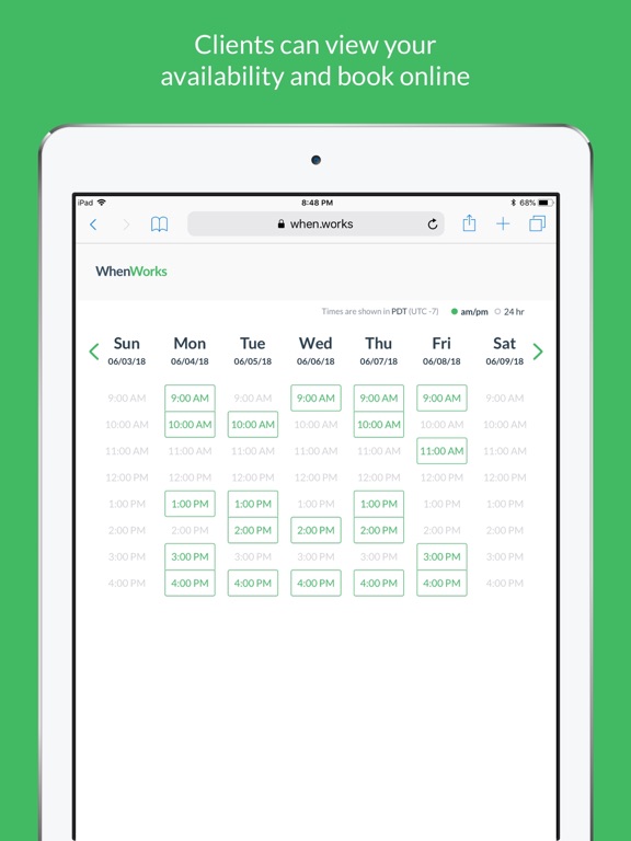 WhenWorks iPad screenshot 4 - Business app