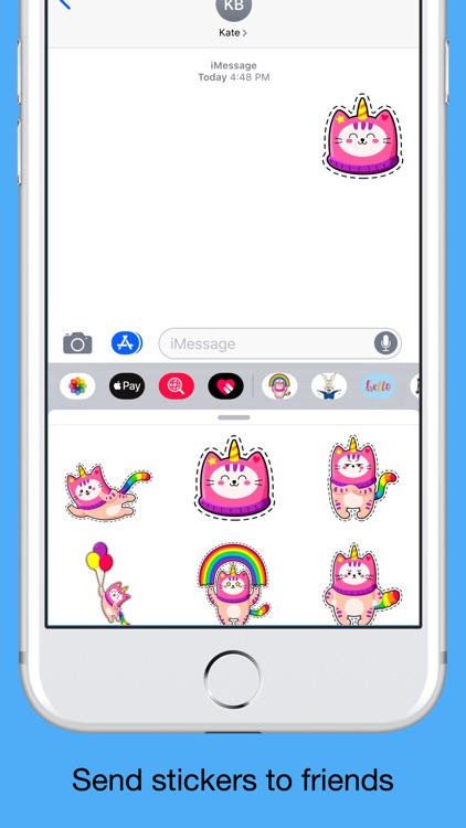 Unicorn Cat - Emoji & Stickers screenshot-3