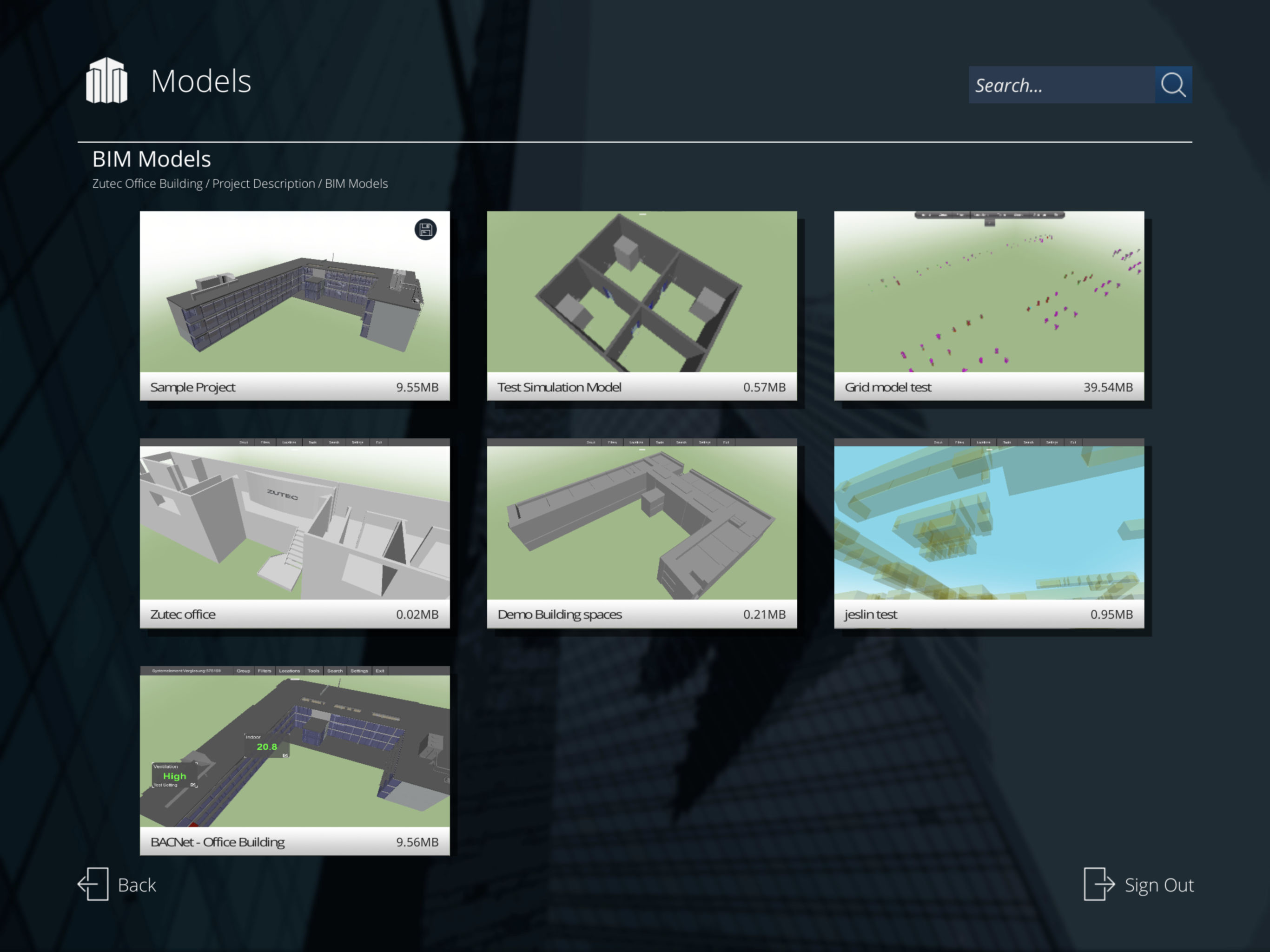 Zutec BIM screenshot 5