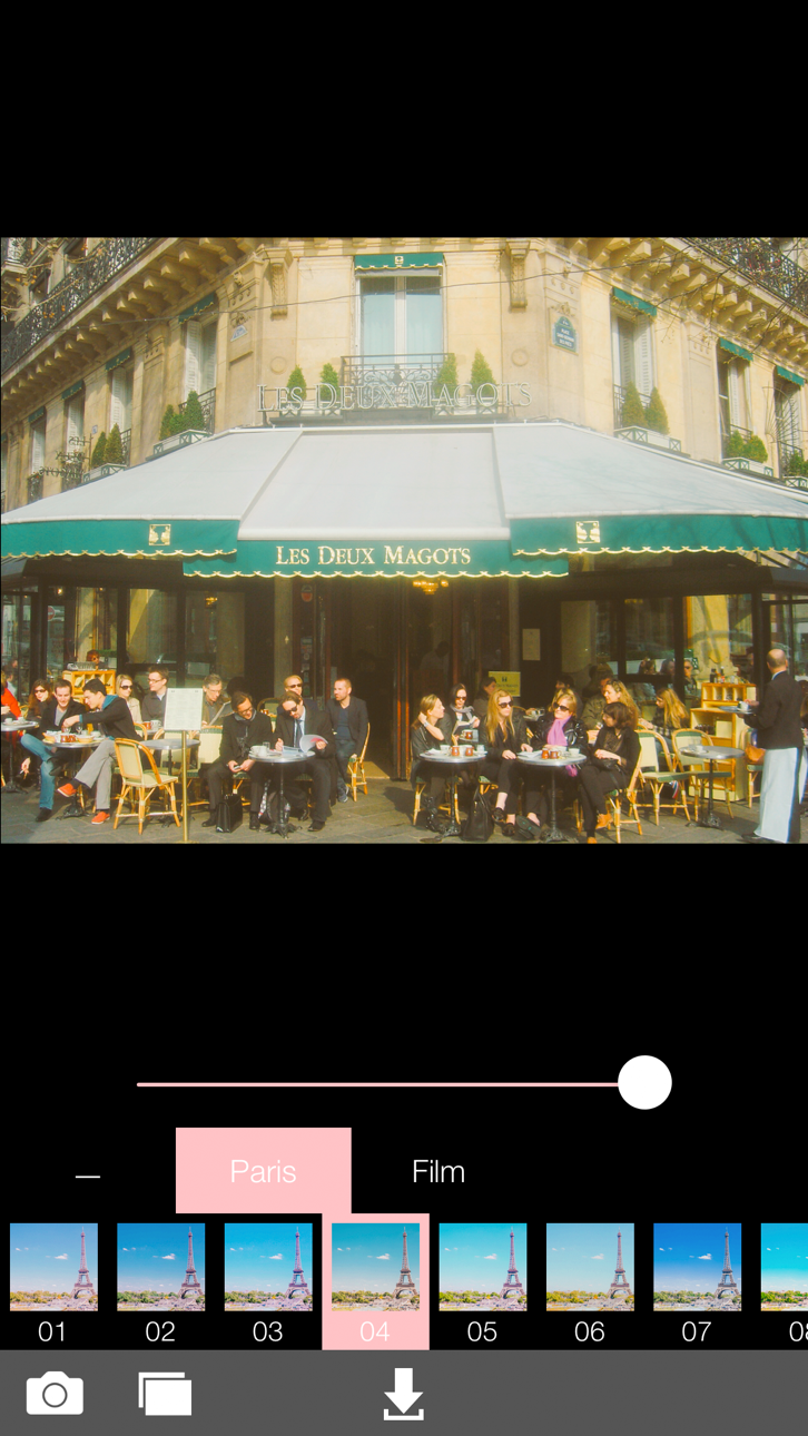 Analog Paris screenshot 5 - iOS app interface