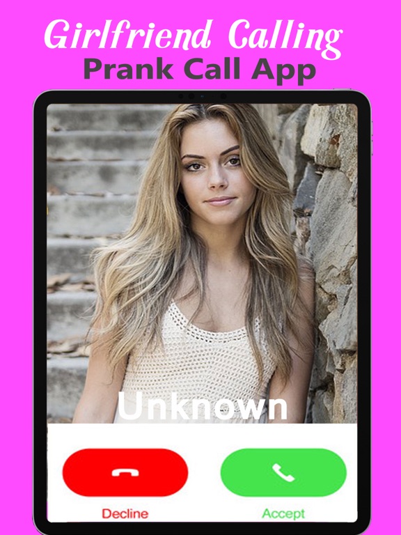 Fake Girlfriend Calling Joke iPad screenshot