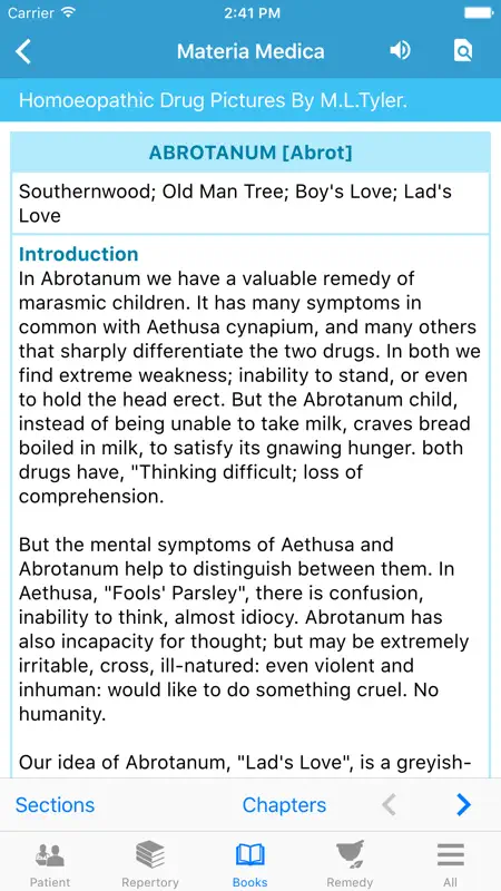 FireFly Prime - Homeopathy screenshot 4 of 5