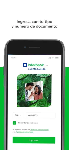 Screenshot 3 Cuenta Sueldo Interbank App iphone