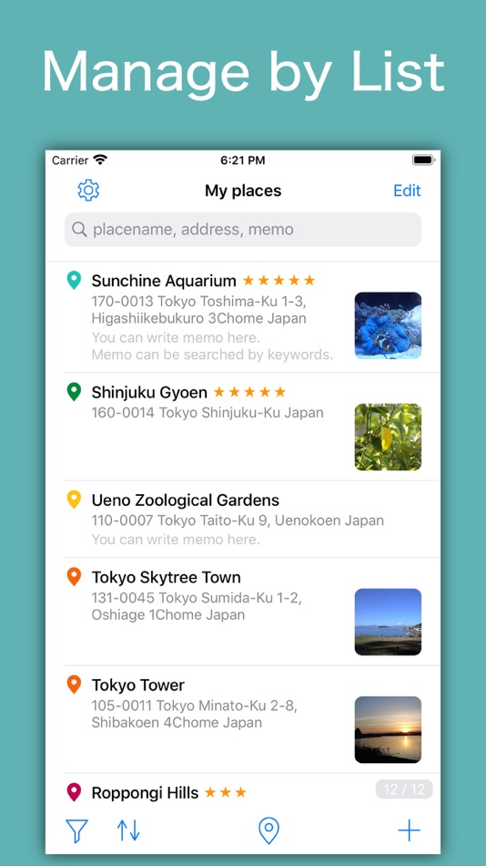 #2. SpotNote - My Map Marker (iOS) 由: RENA TAKAHASHI