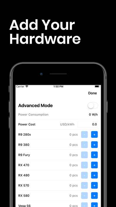 WhereToMine Mining Calculator screenshot 4