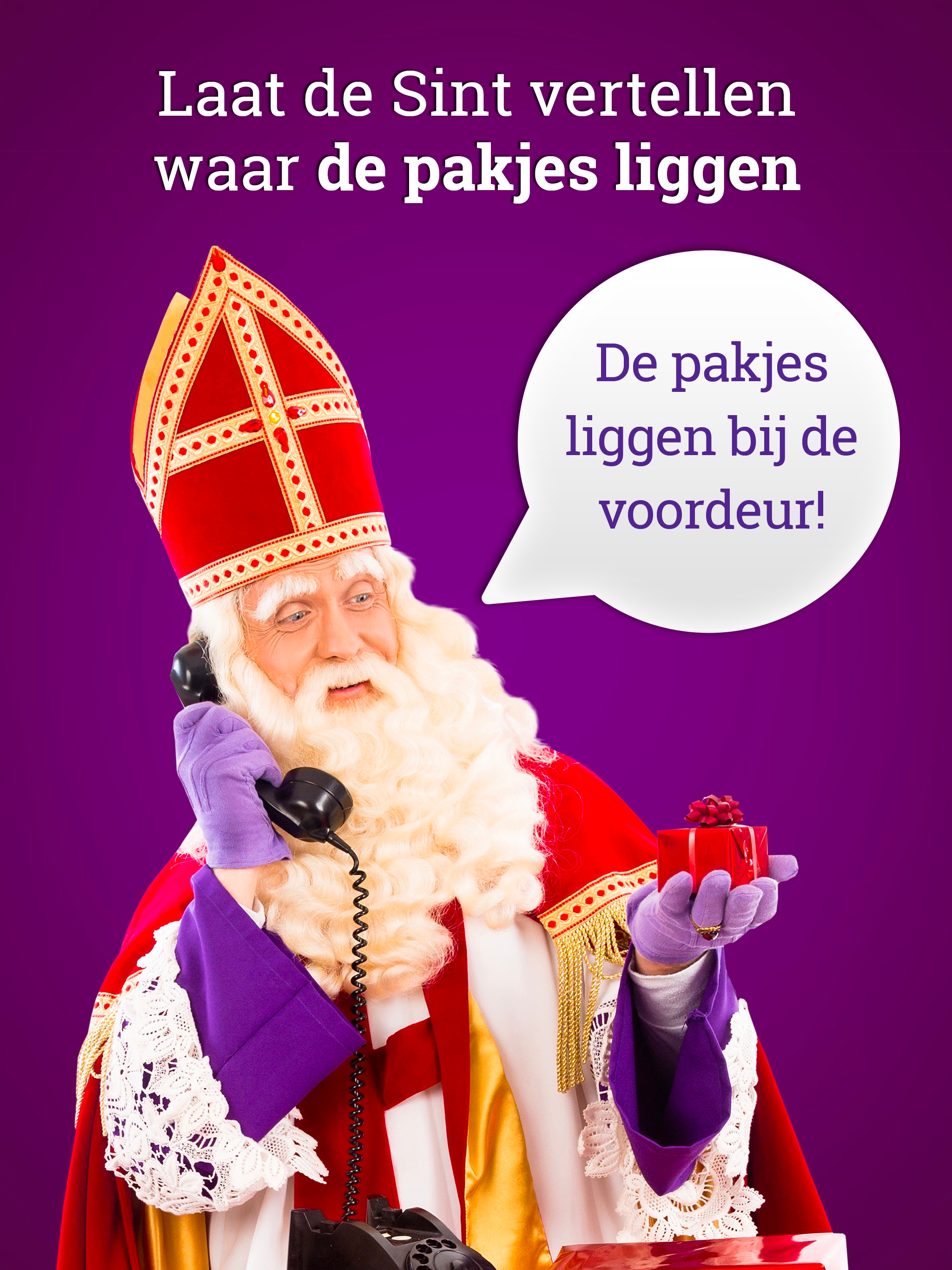 Bellen met Sinterklaas!