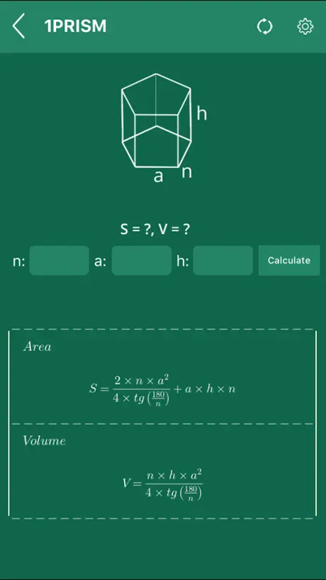 GeometrySoln : Calculation