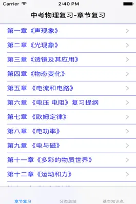 Game screenshot 中考物理复习大全 mod apk