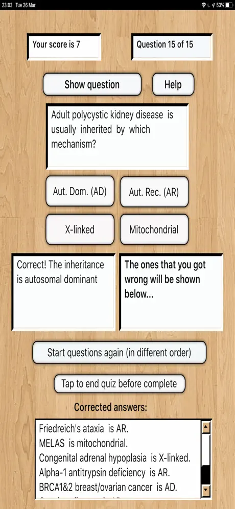 Genetics Inheritance Quiz C