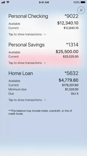 AmeriCU Credit Union screenshot 1