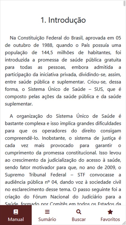 Manual de Direito à Saúde