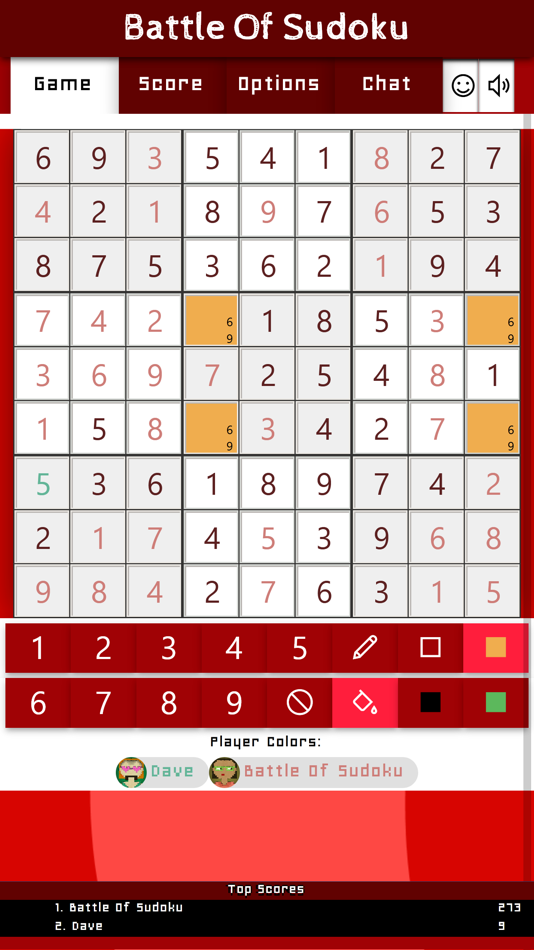 #6. Battle Of Sudoku (iOS) 由: Julien Moorrees