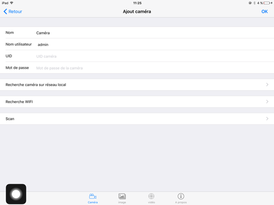 Visia iPad screenshot