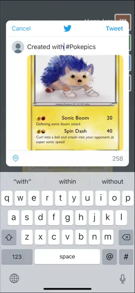 Game screenshot Poke Pics - Pokemon Card Maker hack