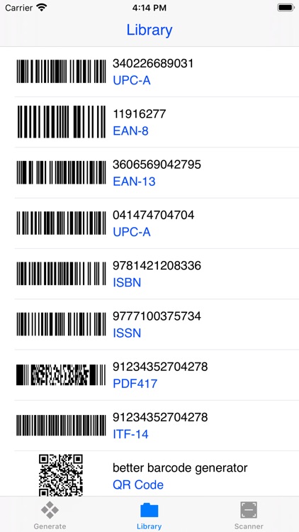Barcodes Generator screenshot-3