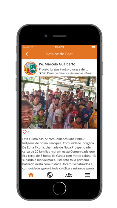 App Missionário Ad Gentes Screenshot