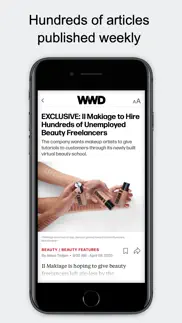 wwd: women's wear daily iphone screenshot 2