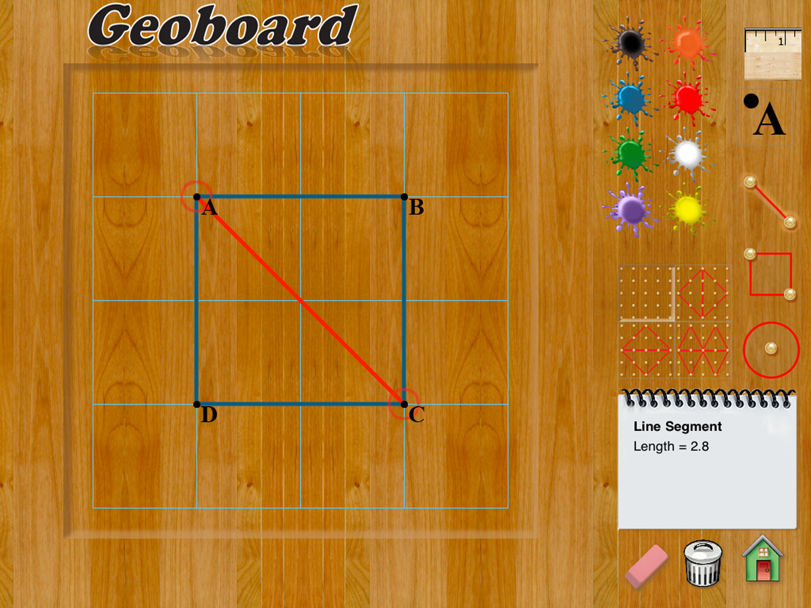 Hands-On Math Geoboard screenshot 5