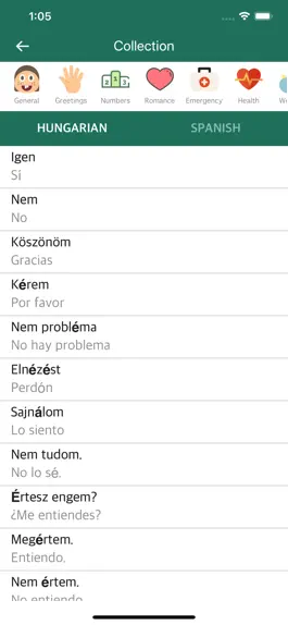 Game screenshot Hungarian Spanish Dictionary mod apk
