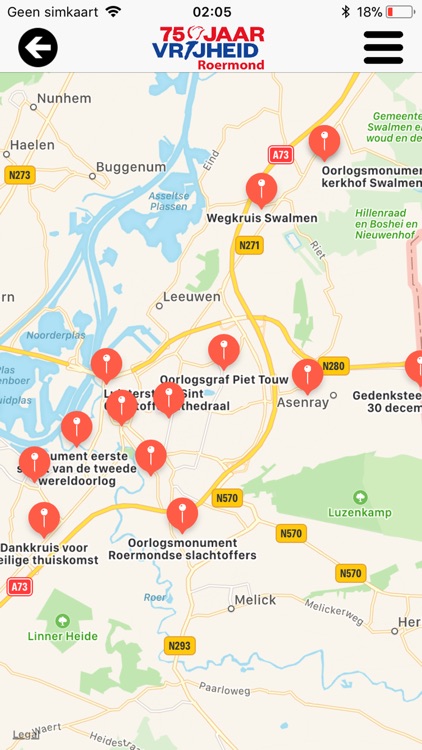 Oorlogsmonumenten Roermond screenshot-4