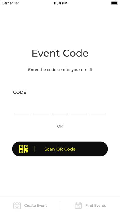 Screenshot #1 pour EventOrg - Event App