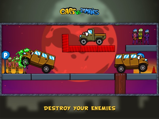 Screenshot #5 pour Cars vs Zombies: Arcade Game