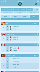 Live Results Football screenshot
