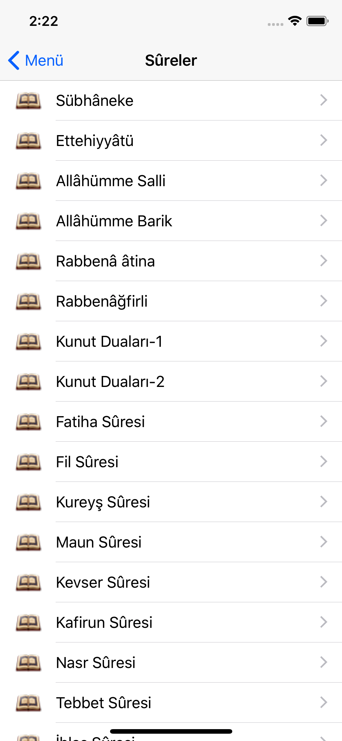 Namaz Sureleri screenshot 2