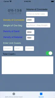 material estimator -civil iphone screenshot 2