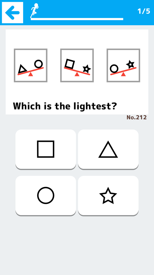 #2. Logical Thinking Quiz (iOS) By: AMGAMES Inc.
