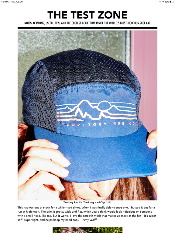 Runner's World iPad screenshot 2 - Health & Fitness app